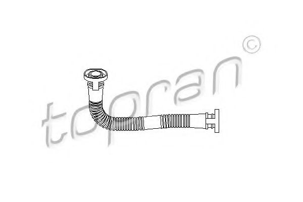 Furtun, aerisire chiulasa AUDI A4 Avant (8E5, B6) (2001 - 2004) TOPRAN 111 306 piesa NOUA