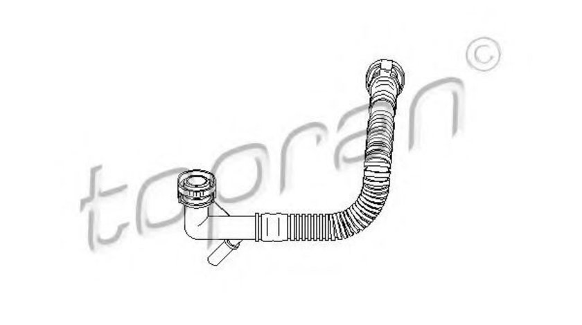 Furtun, aerisire chiulasa BMW Seria 3 Cabriolet (E46) (2000 - 2007) TOPRAN 501 417 piesa NOUA