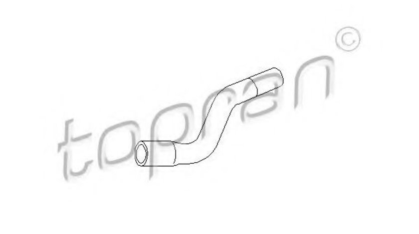 Furtun, aerisire chiulasa OPEL ASTRA G Cabriolet (F67) (2001 - 2005) TOPRAN 206 558 piesa NOUA