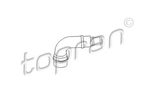 Furtun, aerisire chiulasa SEAT EXEO (3R2) (2008 - 2016) TOPRAN 111 158 piesa NOUA