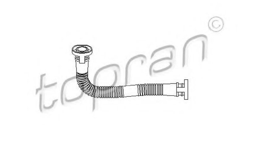 Furtun, aerisire chiulasa SKODA SUPERB I (3U4) (2001 - 2008) TOPRAN 111 306 piesa NOUA