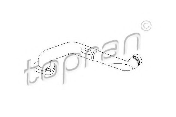 Furtun, aerisire chiulasa VW PASSAT (3B2) (1996 - 2001) TOPRAN 110 339 piesa NOUA