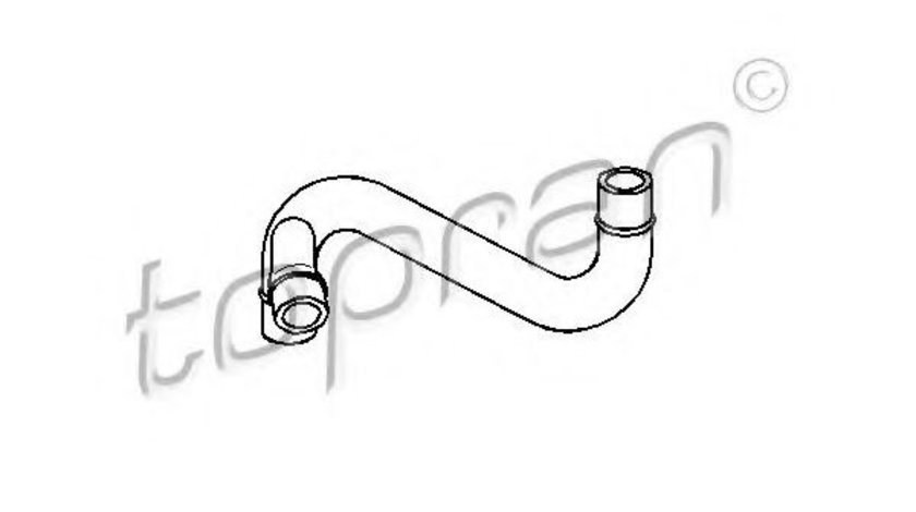 Furtun, aerisire chiulasa VW PASSAT Variant (3A5, 35I) (1988 - 1997) TOPRAN 109 006 piesa NOUA