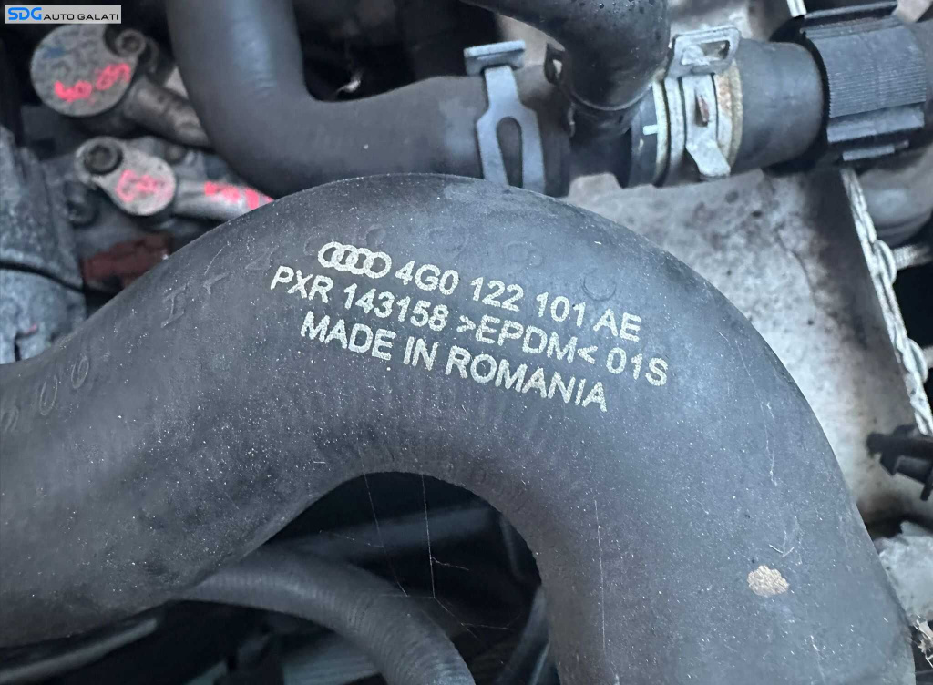 Furtun Apa Antigel Motor Audi A6 C7 2.0 TDI CNHA 2011 - 2014 Cod 4G0122101AE [K0867]