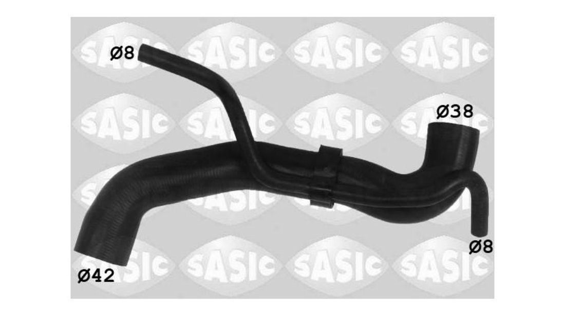 Furtun apa Mercedes SPRINTER 5-t platou / sasiu (905) 2001-2006 #2 010365