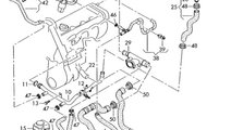 Furtun apa Volkswagen Touran (1T) Monovolum 2006 1...