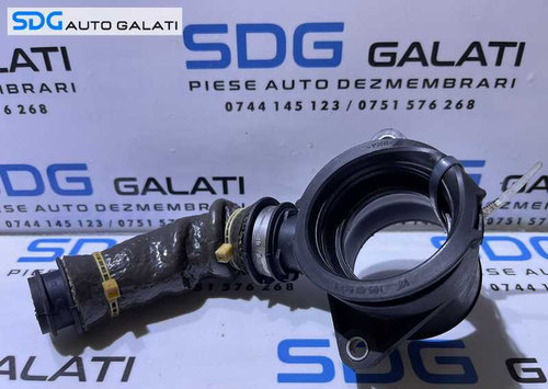 Furtun Conducta Admisie Turbo Turbina Turbosuflanta Ford Focus 3 1.6 TDCI 2010 - 2018 Cod AV61-6C784...