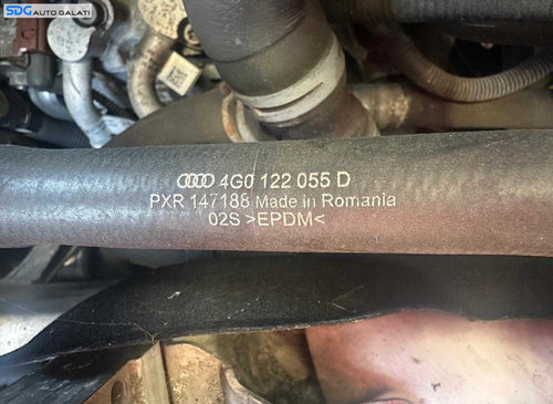 Furtun Conducta Apa Antigel Motor Audi A6 C7 2.0 TDI CNHA 2011 - 2018 Cod 4G0122055D [K0852]
