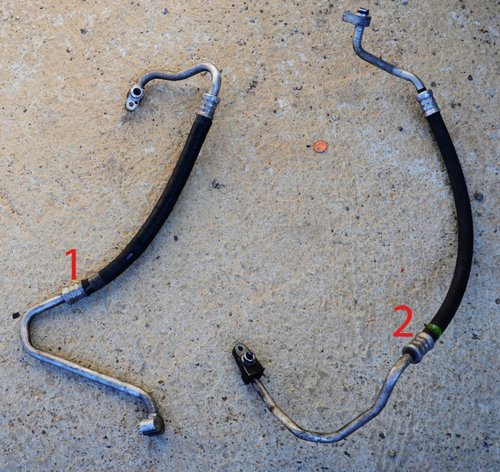 FURTUN CONDUCTA COMPRESOR RADIATOR 2 COROLLA VERSO 2.2 2004 ~ 2009
