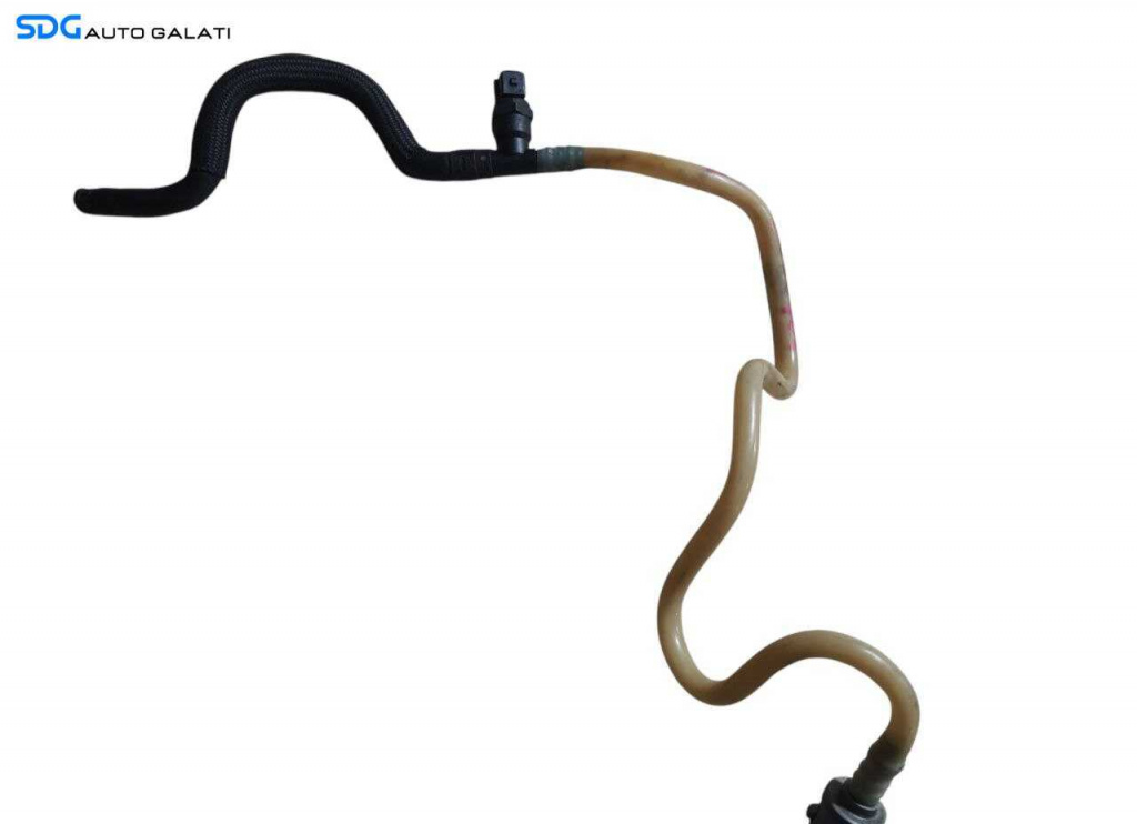 Furtun Conducta cu Senzor Temperatura Combustibil Motorina BMW Seria 5 E60 E61 2.5 D 2003 - 2010 Cod 1353779357502 7793575 [N1634]