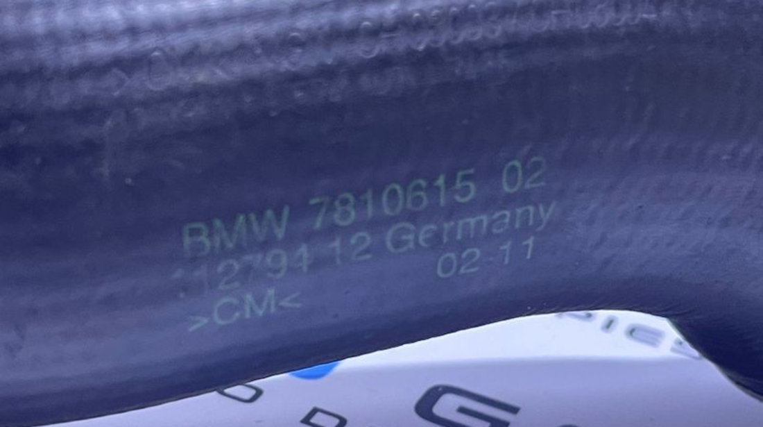 Furtun Conducta Presiune Aer Radiator Intercooler BMW Seria 5 F10 F11 518 520 525 2.0 D N47 2010 - 2017 Cod 7810615