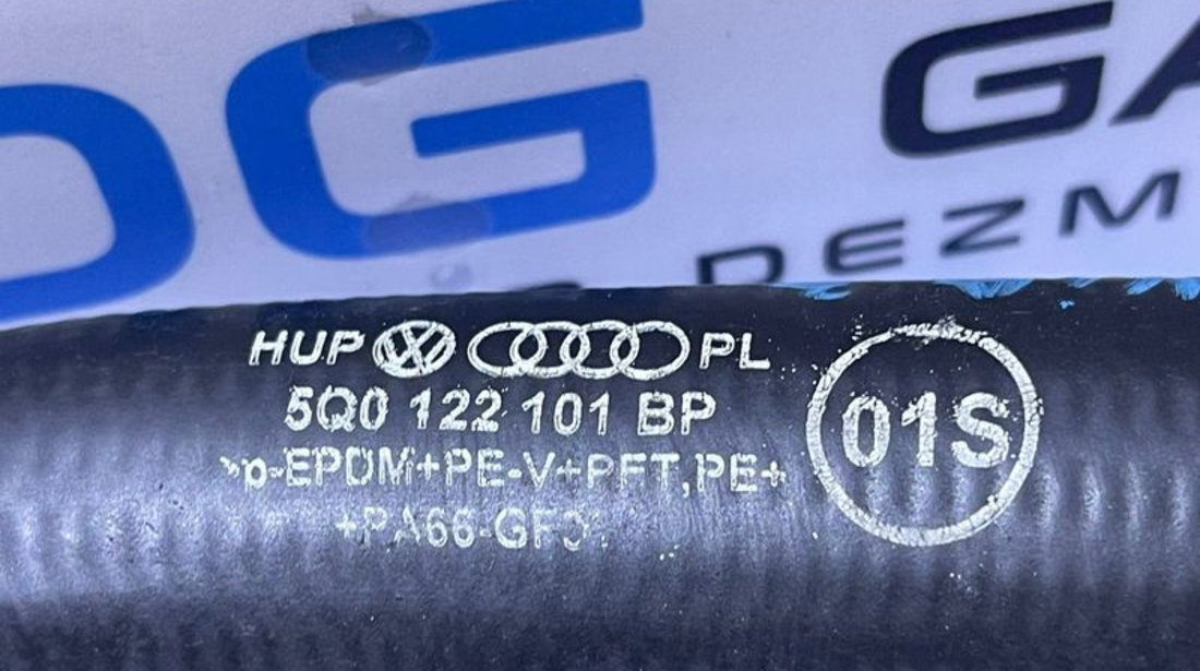 Furtun Conducta Radiator Apa VW Golf 7 2.0 TDI 2013 - 2017 Cod 5Q0122101BP