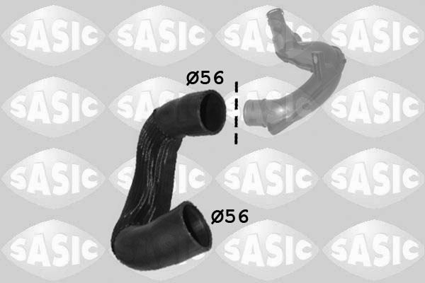 Furtun ear supraalimentare Intercooler (3334025 SAS) OPEL,RENAULT