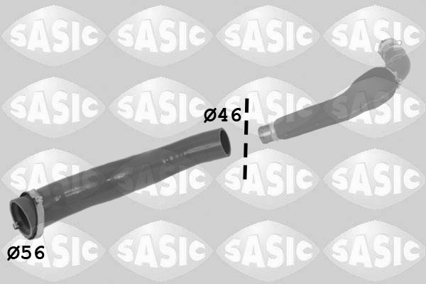 Furtun ear supraalimentare Intercooler (3334043 SAS) RENAULT