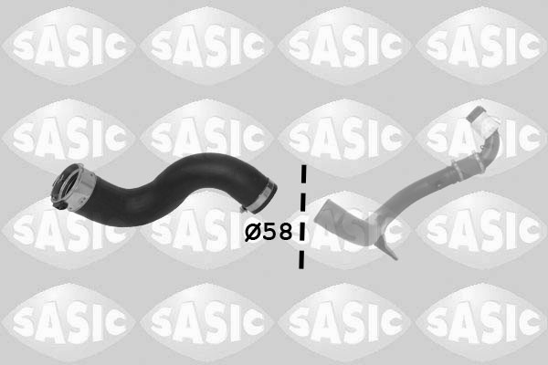Furtun ear supraalimentare Intercooler (3334049 SAS) RENAULT
