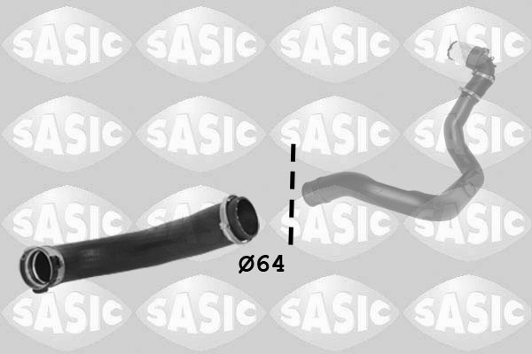 Furtun ear supraalimentare Intercooler (3334055 SAS) OPEL,RENAULT