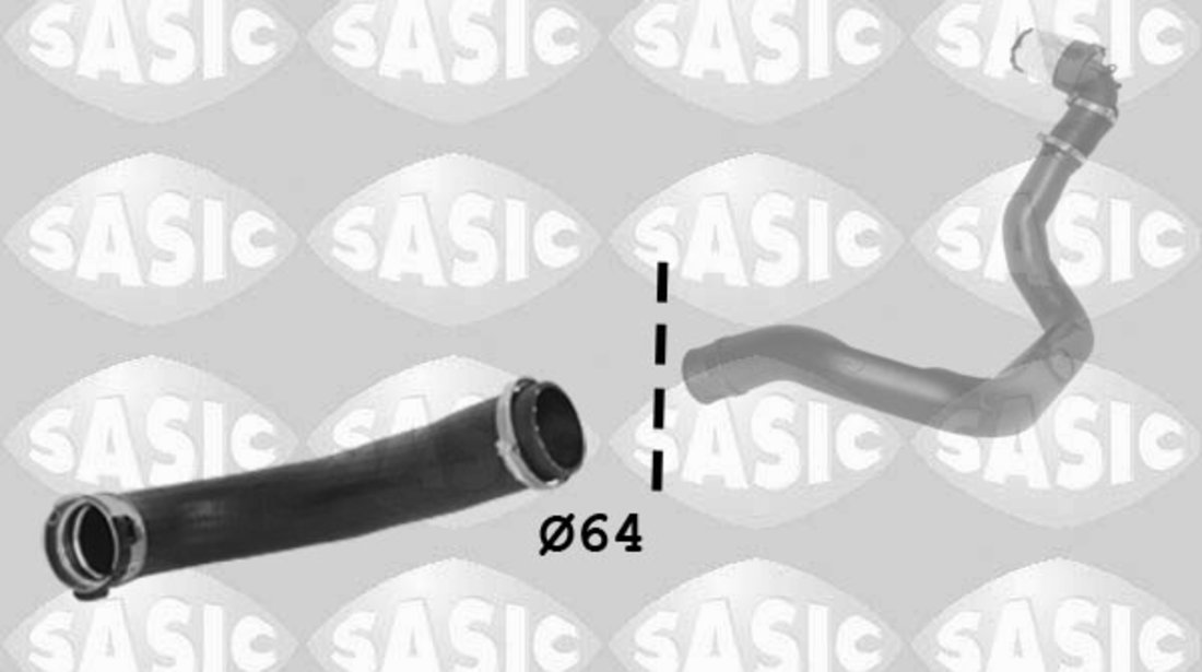 Furtun ear supraalimentare Intercooler (3334055 SAS) OPEL,RENAULT