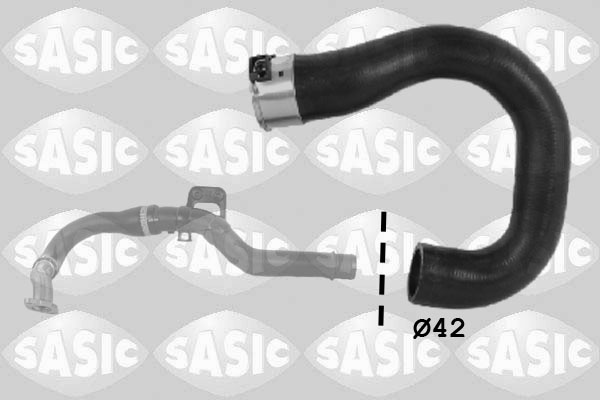 Furtun ear supraalimentare Intercooler (3336128 SAS) OPEL