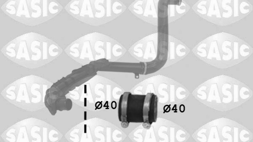 Furtun ear supraalimentare Turbocompresor cu gaze de esapament (3336310 SAS) FORD