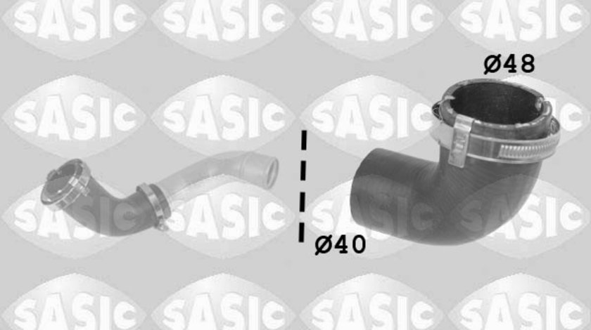 Furtun ear supraalimentare Turbocompresor cu gaze de esapament (3336248 SAS) OPEL