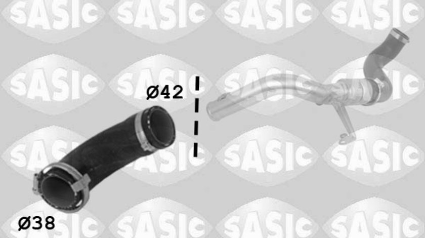 Furtun ear supraalimentare Turbocompresor cu gaze de esapament (3336214 SAS) FORD