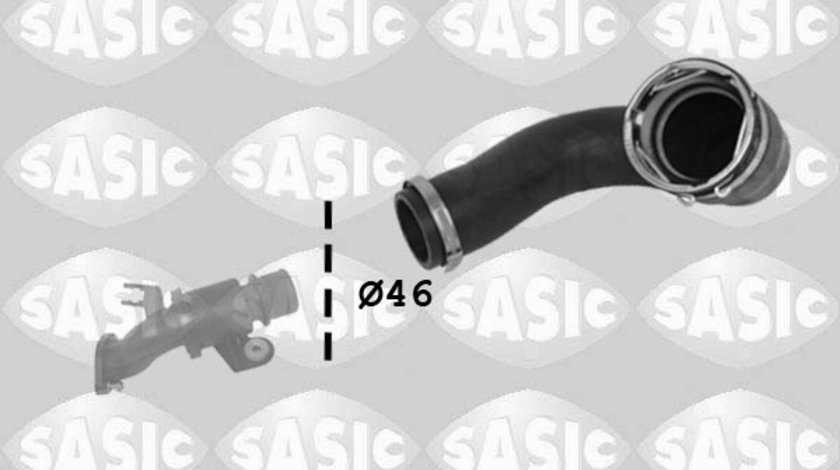 Furtun ear supraalimentare Turbocompresor cu gaze de esapament (3336312 SAS) ALFA ROMEO