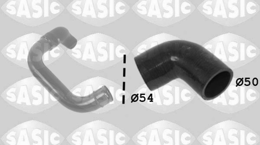 Furtun ear supraalimentare Turbocompresor cu gaze de esapament (3336280 SAS) FIAT