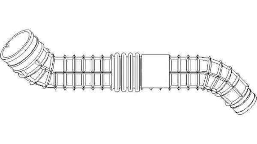 Furtun filtru aer CITROËN JUMPER bus 244 Z TOPRAN 722 078