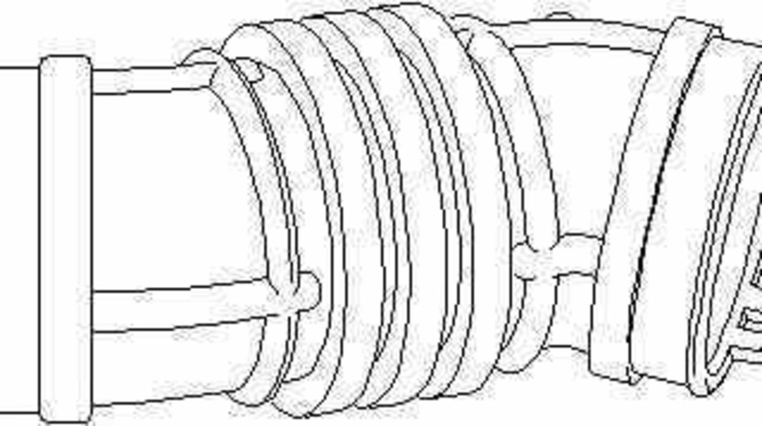 Furtun filtru aer OPEL ASTRA F Cabriolet 53B TOPRAN 206 930