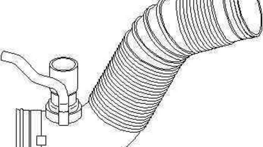 Furtun filtru aer SKODA OCTAVIA Combi 1U5 TOPRAN 111 017