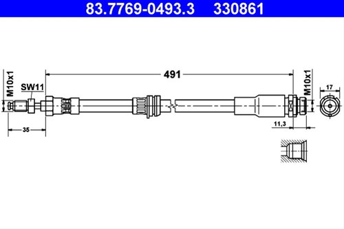 Furtun Frana Ate Ford 83.7769-0493.3