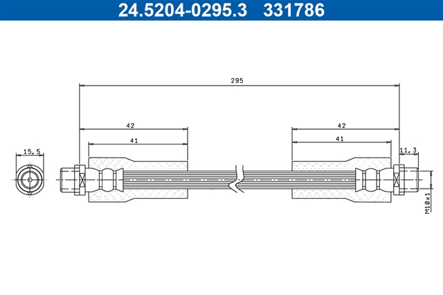 Furtun Frana Ate Skoda 24.5204-0295.3