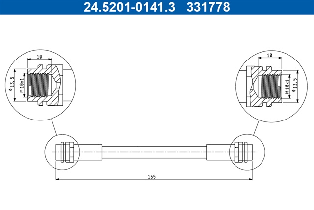 Furtun Frana Ate Vag 24.5201-0141.3