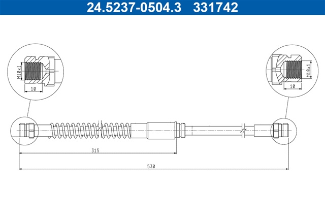 Furtun Frana Ate Vag 24.5237-0504.3