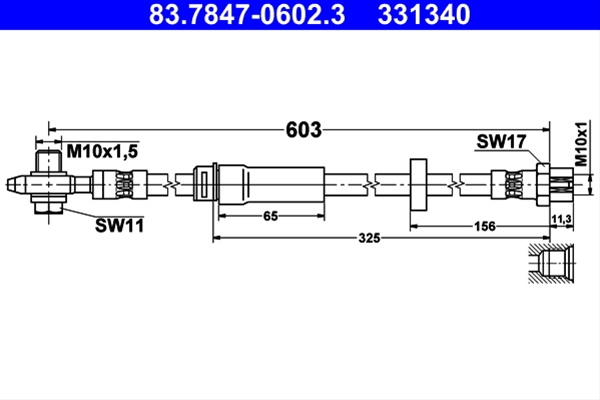 Furtun Frana Ate Vag 83.7847-0602.3