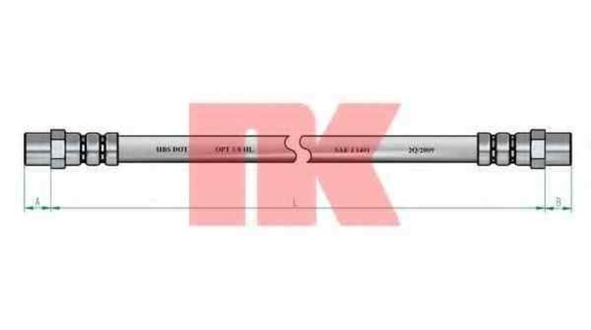 Furtun frana AUDI 80 (81, 85, B2) NK 854709
