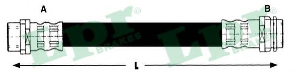 Furtun frana AUDI A2 (8Z0) (2000 - 2005) LPR 6T47953 piesa NOUA