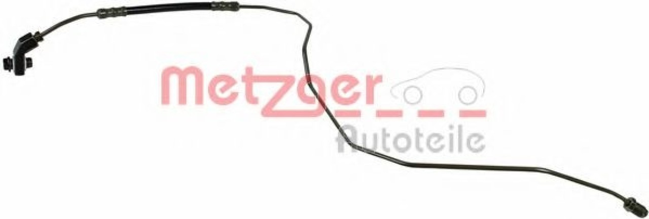Furtun frana AUDI A3 (8L1) (1996 - 2003) METZGER 4119367 piesa NOUA