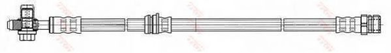 Furtun frana AUDI A3 Sportback (8PA) (2004 - 2013) TRW PHD678 piesa NOUA