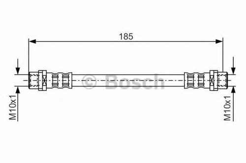 Furtun frana AUDI A4 (8D2, B5) (1994 - 2001) BOSCH 1 987 476 458 piesa NOUA