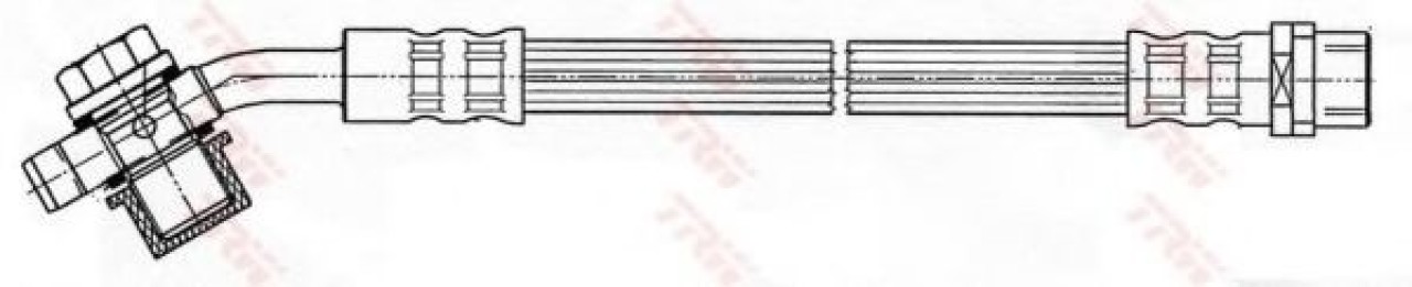 Furtun frana AUDI A4 (8D2, B5) (1994 - 2001) TRW PHD543 piesa NOUA