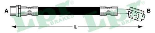 Furtun frana AUDI A4 Avant (8D5, B5) (1994 - 2001) LPR 6T47872 piesa NOUA