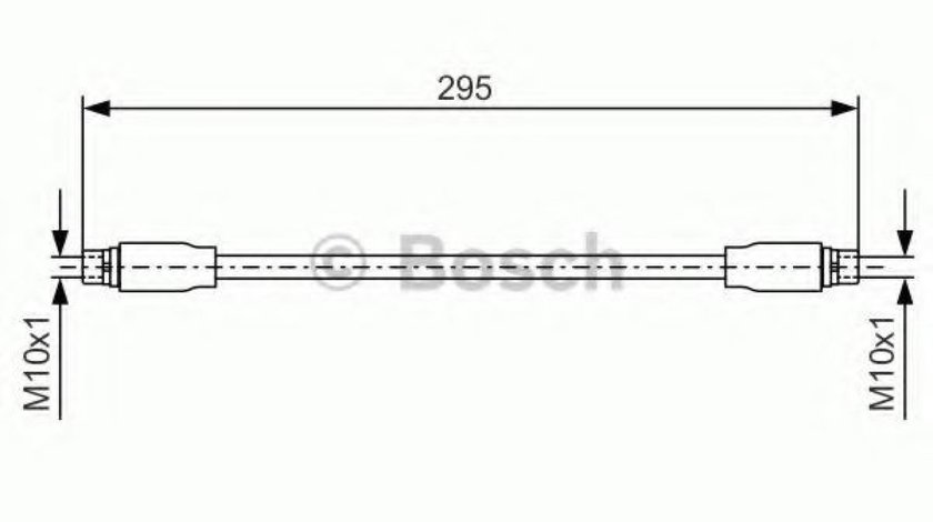 Furtun frana AUDI A6 (4A, C4) (1994 - 1997) BOSCH 1 987 476 717 piesa NOUA