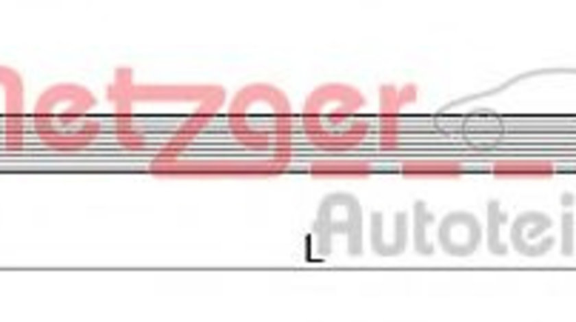 Furtun frana AUDI A6 (4F2, C6) (2004 - 2011) METZGER 4110255 piesa NOUA