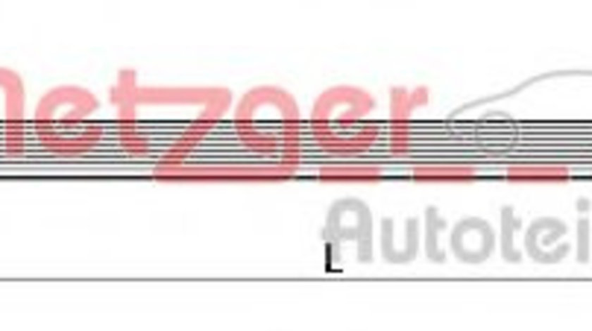 Furtun frana AUDI A6 Allroad (4FH, C6) (2006 - 2011) METZGER 4110254 piesa NOUA