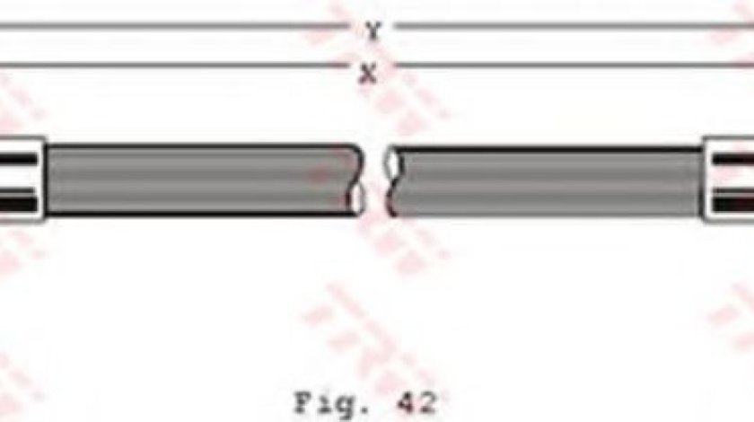 Furtun frana AUDI A6 Avant (4A, C4) (1994 - 1997) TRW PHA289 piesa NOUA