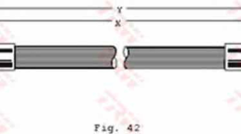 Furtun frana AUDI A6 Avant 4B5 C5 TRW PHA289