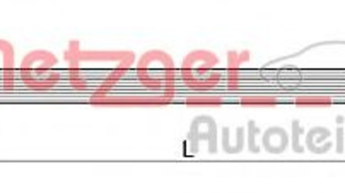 Furtun frana AUDI A6 Avant (4F5, C6) (2005 - 2011) METZGER 4110255 piesa NOUA