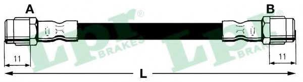 Furtun frana AUDI A8 (4E) (2002 - 2010) LPR 6T46748 piesa NOUA