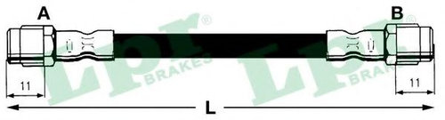 Furtun frana AUDI A8 (4E) (2002 - 2010) LPR 6T46748 piesa NOUA